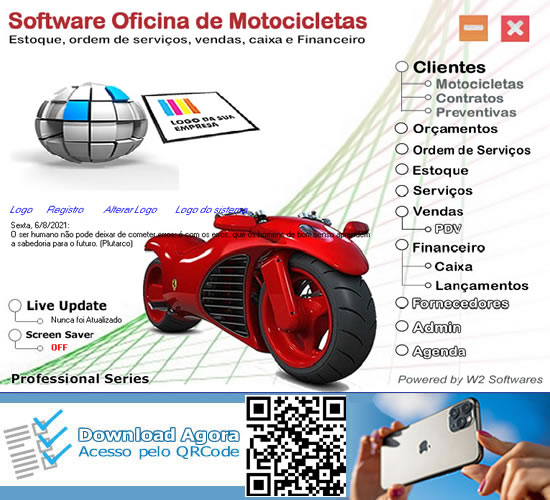 Software oficina de motos oficina de motocicletas O.S.
